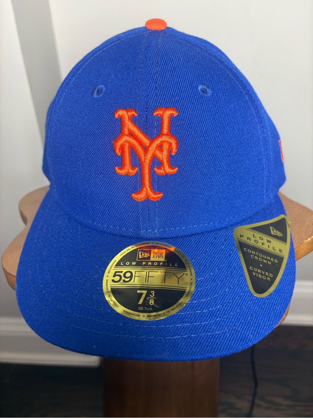 New Era Royal Blue & Orange New York Mets Fitted Cap